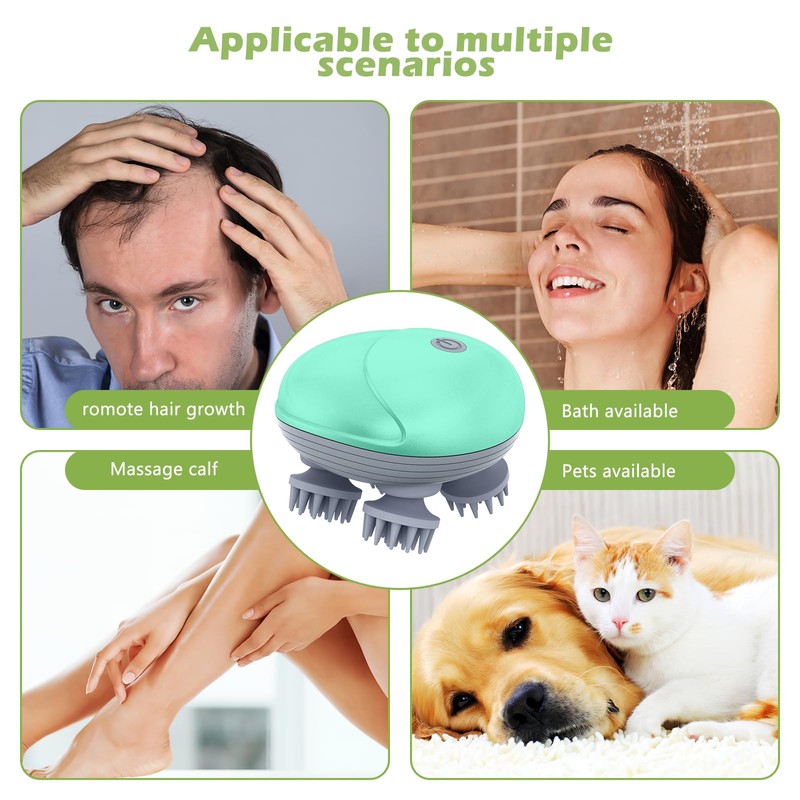 KeeKit Electric Pet Massager for Dogs and Cats, IPX6 Waterproof