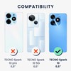 kwmobile 3 x Screen Protectors Compatible with Tecno Spark 10