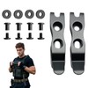 2 Set Kydex Belt Clip Professional Metal Knife Sheath Clip