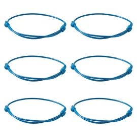 Cheriswelry 50pcs Adjustable Bracelet Making Korean Waxed Polyester Cord Bracelet Friendship Bracelet String, 40-70mm, Polyester