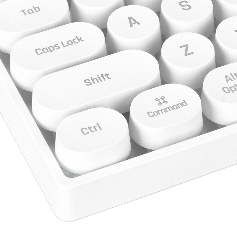 Gaming Keyboard USB Round 87 Keys Colorful Backlit Ergonomic Mechanical