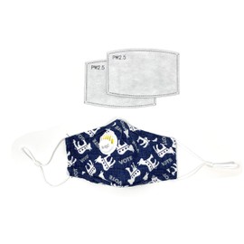 Maskara by BengC Democrat Vote ADULT Face Mask w/Breathing Vent + 2 Carbon Filters