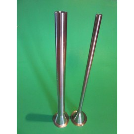 Smokehouse Chef COMBO 12" LONG  2-Pc  Sausage tubes 2" base 3/8" & 3/4" dia Meat Your Maker