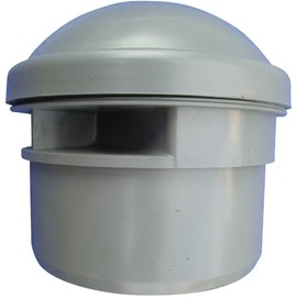 Aquer Pipe Aerator Ventilation Valve for Sanitary Systems DN110 - Rubber Membrane Valve with Rubber Membrane, Suitable for HT Pipes DN-110
