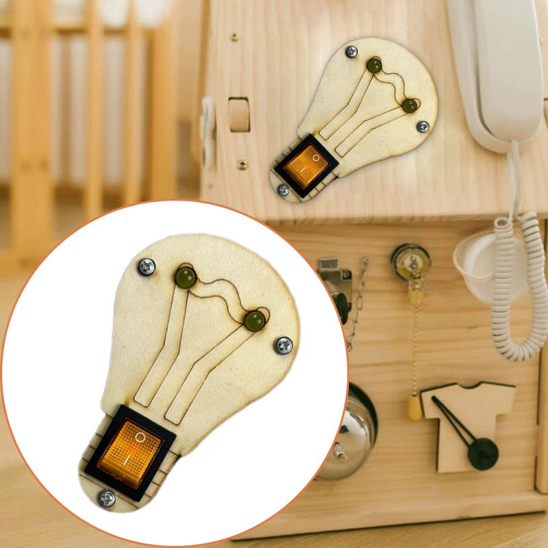 Perfeclan Interactive Toddler Play Board with Colourful Lights