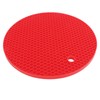 5Pcs Silicone Trivet Mat Square Round Honeycomb Hot Pad Non