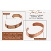 DEMMEX Premium 3mm Thickest Pure Turkish Copper Bracelet - Uncoated,