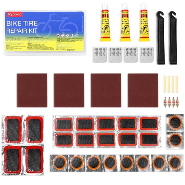 Puncture Repair Kit, High Performance Puncture Repair Patches, Bike Puncture