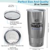 Flairy Land Translator Tumbler 20oz Silver -I Don't Always Translate