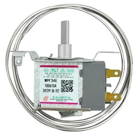 WPF-34E Refrigerator Thermostat Compatible with Hisense – Universal Temperature Control for Freezers, 2-Pins Sensor Probe