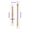 LeonHien Women's Bra Strap Clips Holder Non-slip Adjustable Elastic-6 Packs