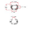 SHENGHUISS Heavy Duty Chain Link Connector, 316 Stainless Steel Marine