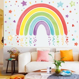 Children's Room Rainbow Sticker Baby Room Nursery Wall Sticker (Rainbow F198)
