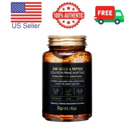 FARM STAY 24K Gold & Peptide Solution Prime Ampoule 250ml