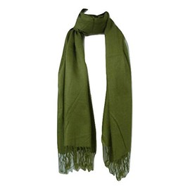 Premium Pashmina Shawl Wrap Scarf - Green