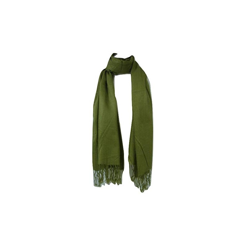 Premium Pashmina Shawl Wrap Scarf - Green