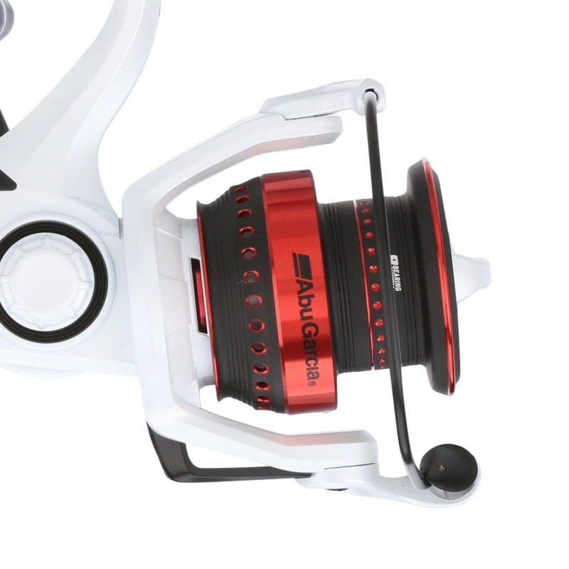 Abu Garcia Max Pro Freshwater Spinning Reel 4000H, White &