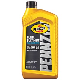 Pennzoil Ultra Platinum Full Synthetic 0W-40 Motor Oil, 1 Quart