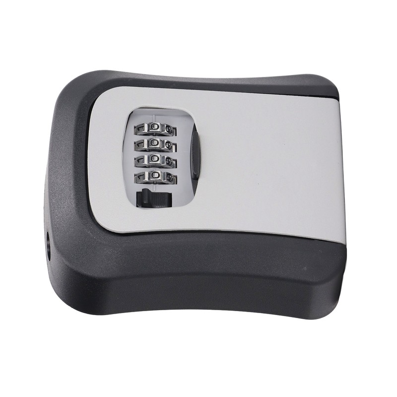 Key Lock Box 5in 4 Digit Combination Lockbox Resettable Code
