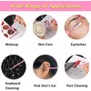 200Pcs Disposable Eyelash Brushes, Pink Micro Brushes, Applicator Eyelash Brushes