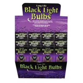 Fun World Long Life 8871ACE Black Light Bulb - 4.25"H x 2.5"W x 2.5"L, 75 Watt