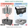 BALEINE 8-Pack Oversized Moving Bags with Reinforced Handles, Heavy-Duty Storage