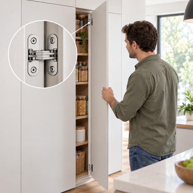 Heavy Duty Invisible Door Hinge – Stainless Steel Concealed Hinge