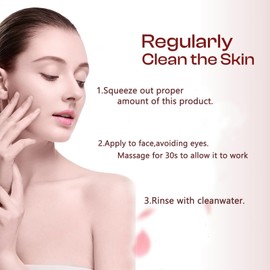 Haigou Purifying Exfoliating Gel, Facial Exfoliator Cleanser, Moisturizing, Gentle, Cleansing Peeling Gel for the whole body, Cleans Dirt & Oils (1pcs)