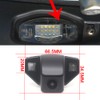 aSATAH AHD/CVBS Car Rear View Camera's Fisheye Lens License Plate