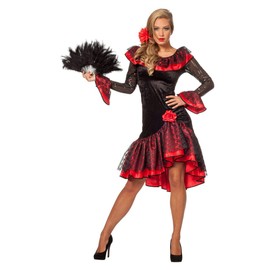 Adult Flamenco Dancer Ladies Costume: (EU48 UK20/22 US16)