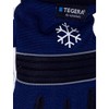 Ejendals 297-9 Size 9 "Tegera 297" Leather Glove - Black/Blue/White