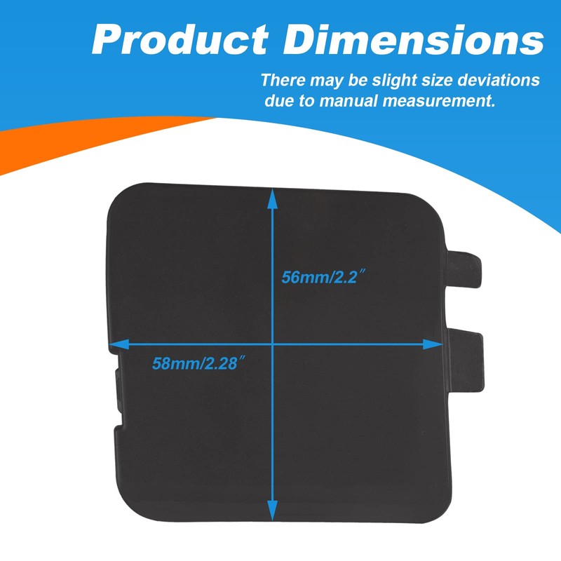 Rear Bumper Tow Hook Cover Towing Eye Cap Fit for