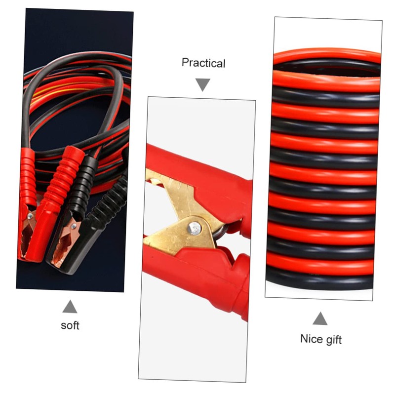 Zerodeko 1pc Heavy Duty Jumper Cables for Car Emergency Power