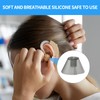 10 PCS Hearing Aid Domes Silicone Ear Tips,Universal Fit Replacement