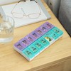 DANYING Large Pill Organizer 2 Times a Day, Weekly Pill
