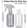 Plastic Spray Bottles - 10.5OZ/300ML Empty Spray Bottles for Cleaning