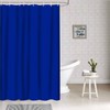 NTETSN Royal Blue Fabric Luxury Shower Curtain, Classic Solid Color