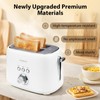 2 Slice Toaster - 1.5" Extra Wide Slots, Stainless Steel,