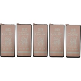 MATTE [5 Pack] Ceramic Screen Protectors for Redmi Note10 4G, Note10 5G, Note10S, Note11 - Durable Flexible Shockproof Protection Film