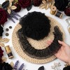 5.5Yards Double-Layer Pleated Chiffon Lace Trim Ruffle Trim Lace Ribbon