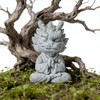 Meditating Dragon Statue Sandstone Dragon Sculpture Wealth Success Good Lucky