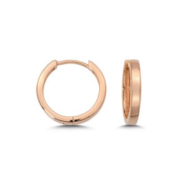 Cassini Classic Silver Hoop Earrings Highly Polished in Silver, Gold & Rose Gold, Square Edges, Women's Earrings, Sterling Silver