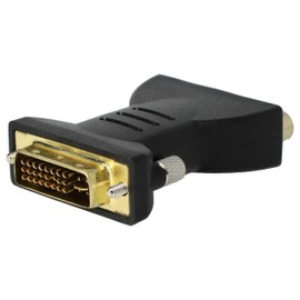 vhbw Adapter Converter Gold Plated 3x RCA Female to DVI 24 + 5 Male for Beamer, Monitor, TV, Home Theater, etc.