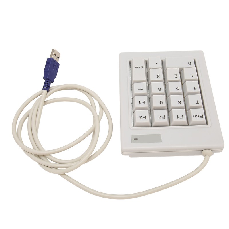 Mechanical Numpad Wired 18 Keys Linear Action Switch ABS Plug