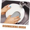 FOMIYES 2-Pack Kitchen Cleaning Brush Dish Scrubber Sponge Multi-use Reusable