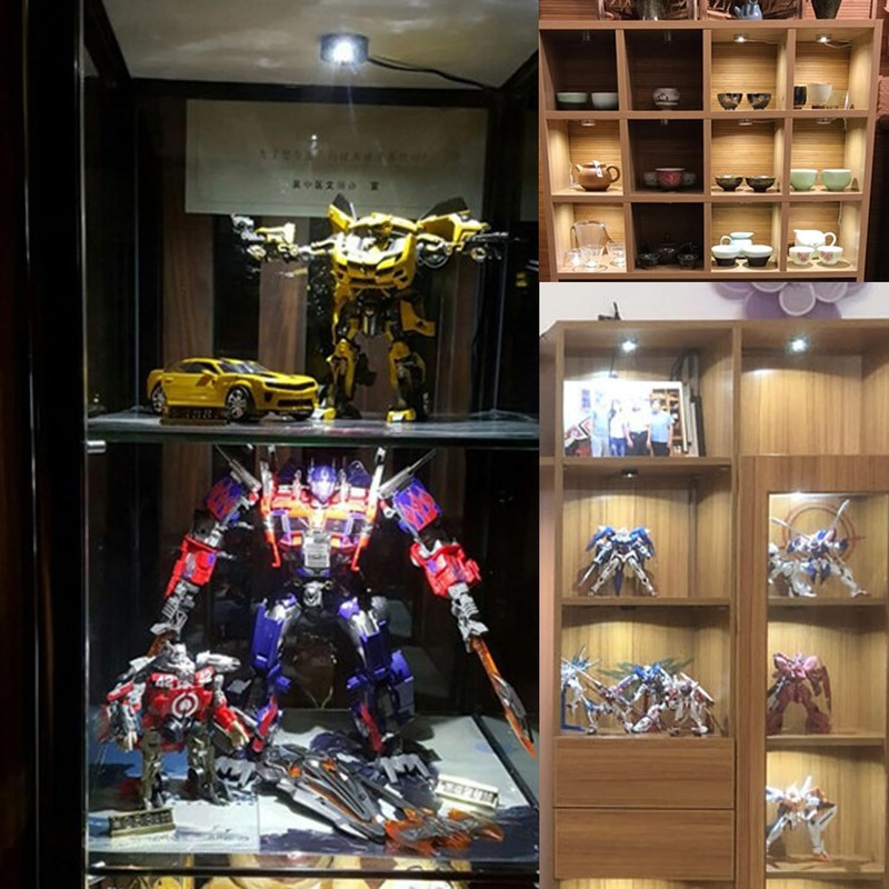 Scpopfer LED Spotlight with dimmer Indoor Mini Ultra-Thin 5V USB