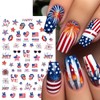 6PCS 4th of July Nail Art Stickers Independence Day Nail