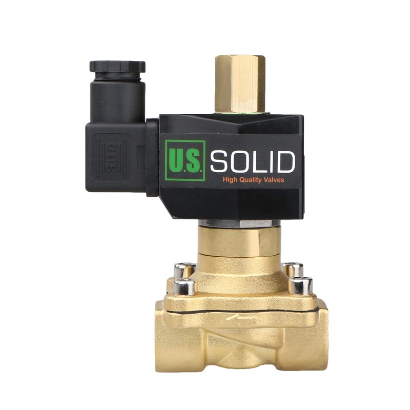 1/2" Brass 12V DC Electric Solenoid Valve Normally Open Air
