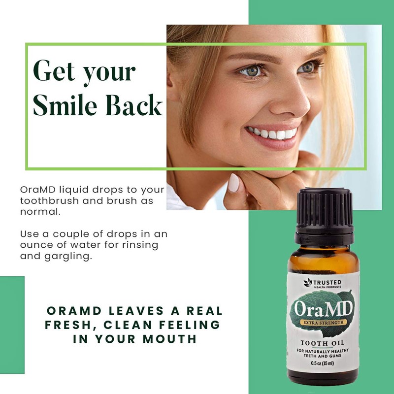 OraMD Extra Strength 1-Pack - Natural Solution for Healthy Teeth