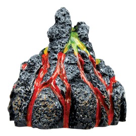 GloFish Volcano Ornament for Aquariums, 2.38 x 3.31 x 3.44 inches, Mulit, Medium, Model: 75077301
